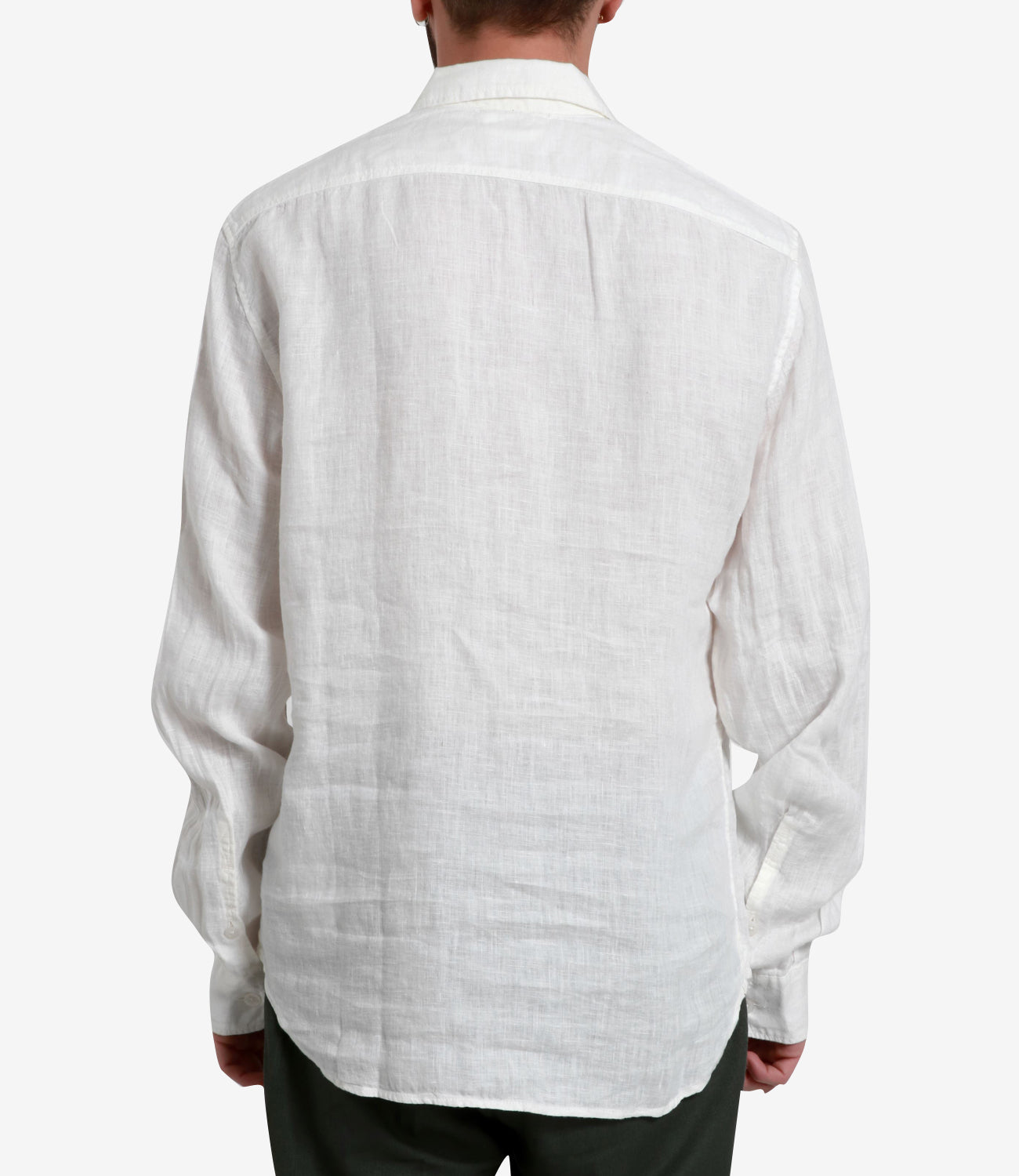 C.P. Company | Camicia Lino Twin Pockets Bianco