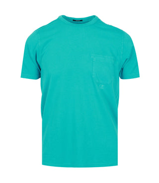C.P. Company | T-Shirt Jersey Pocket Turchese