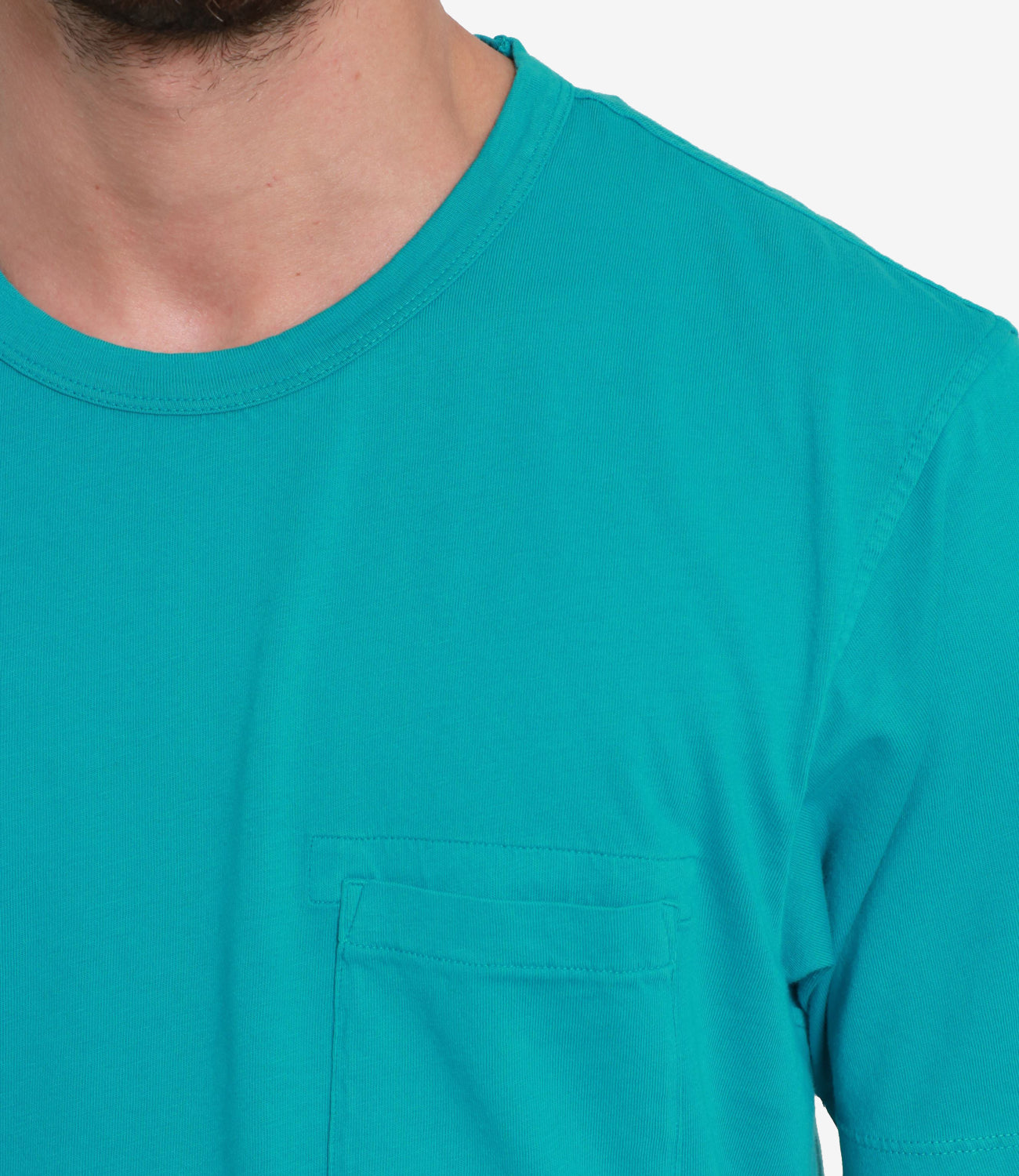 C.P. Company | T-Shirt Jersey Pocket Turchese