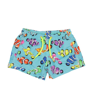 MC2 Saint Barth Kids | Costume Boxer Celeste e Giallo