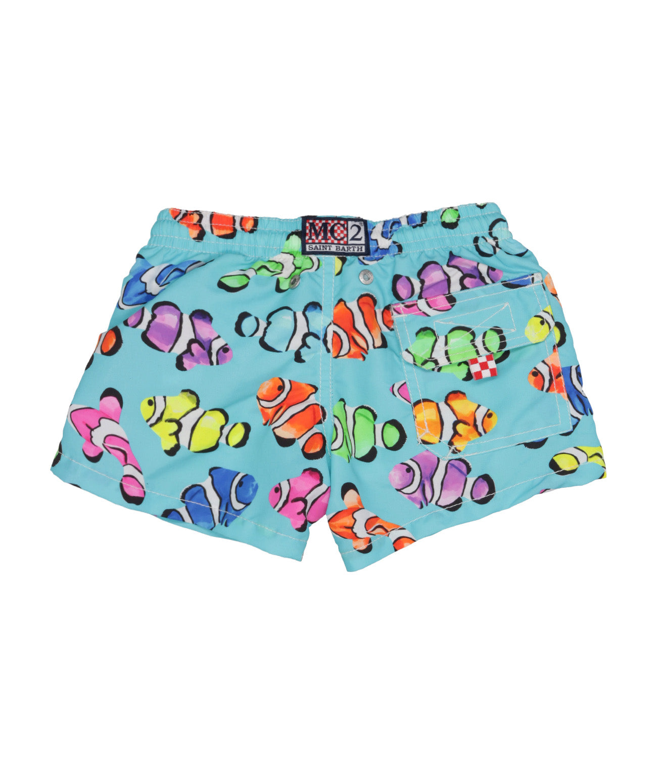 MC2 Saint Barth Kids | Costume Boxer Celeste e Giallo