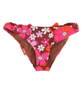 Costume da Bagno Marrone+Rosa