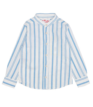 MC2 Saint Barth | Camicia Bianco e Azzurro