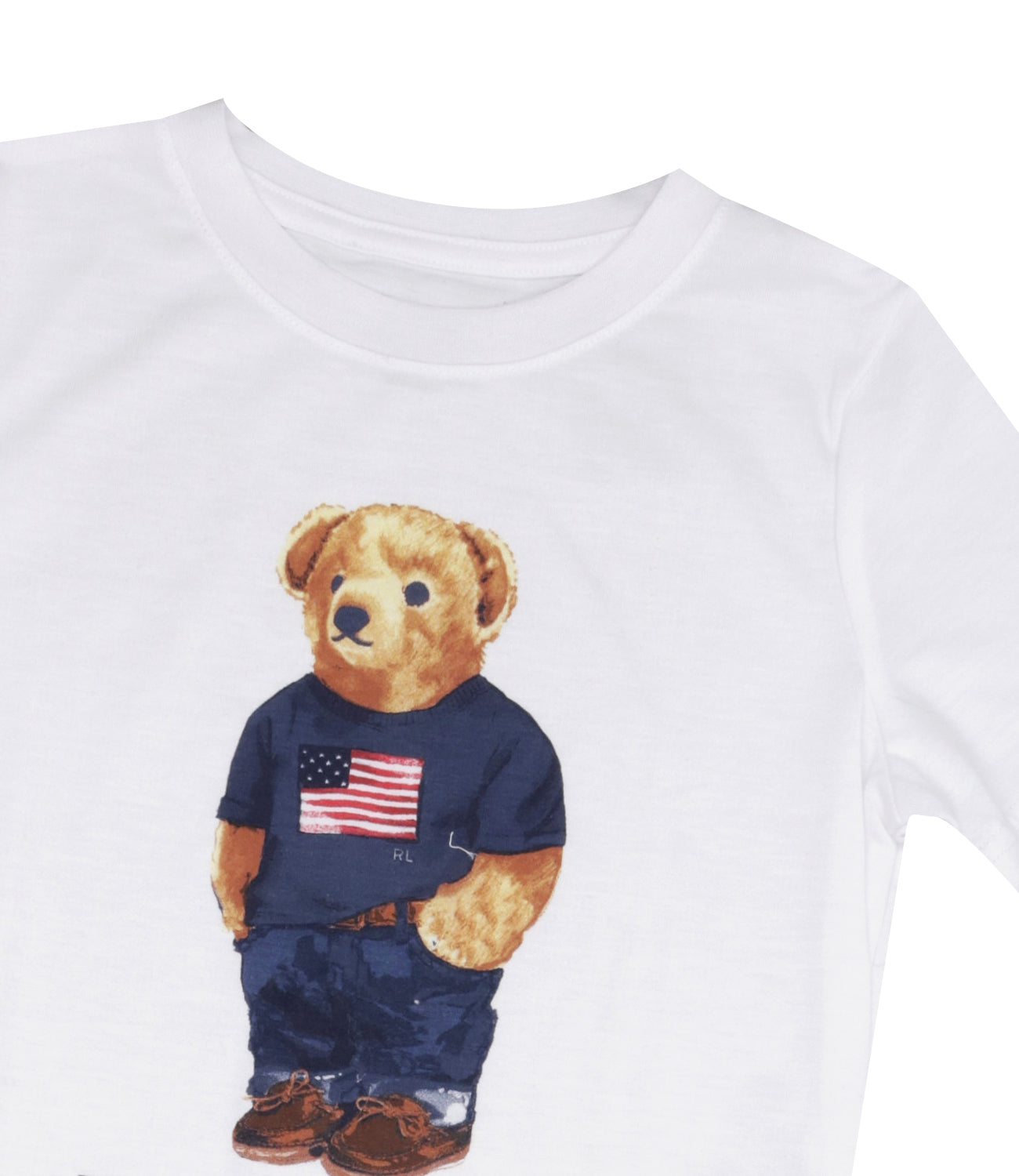 Ralph Lauren Childrenswear | White and Light Blue Pajamas