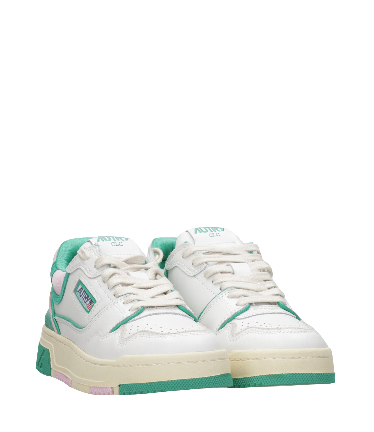 Autry | Sneakers Clc White, Green and Pink