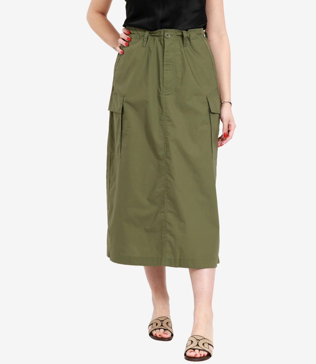 Blauer | Military Green Skirt