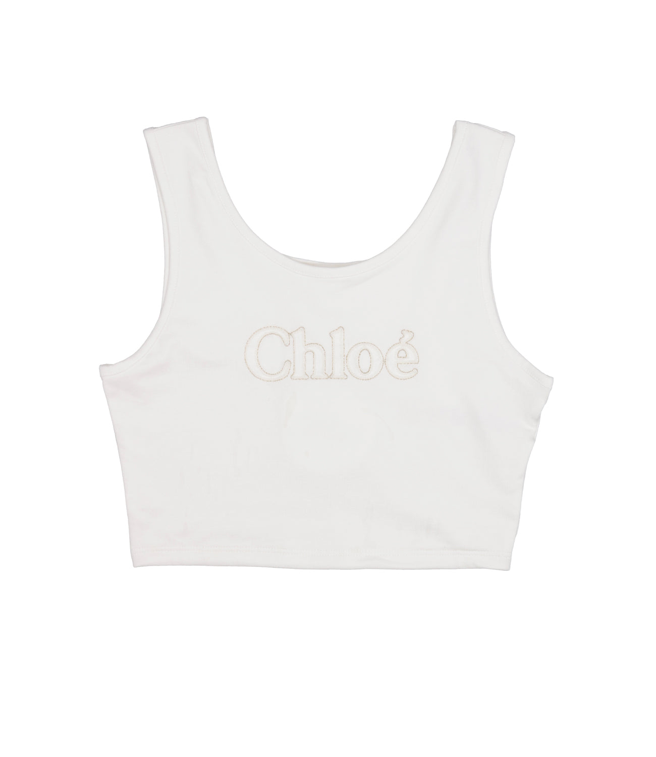Chloé Kids | Dirty White Tank Top