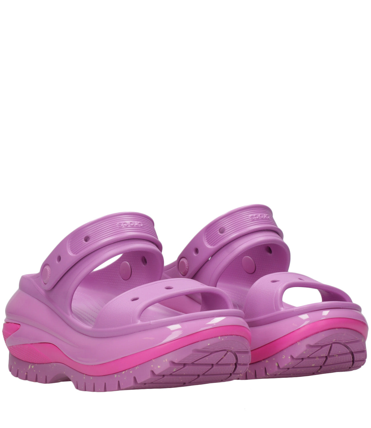 Crocs | Classic Mega Crush Sandal Pink Bubble