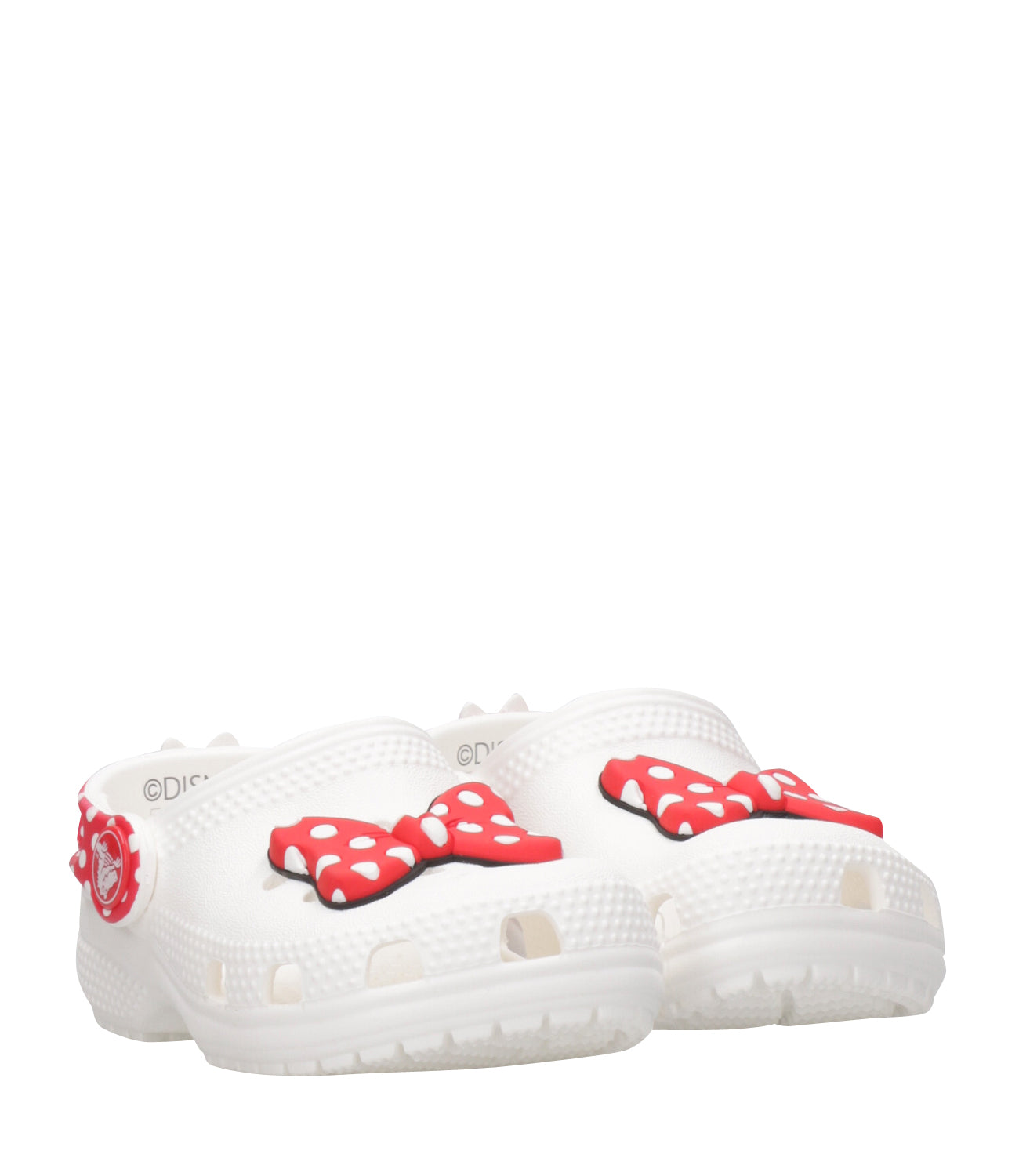 Crocs Kids | Classic Minnie Mouse Clog White and Red Sabot