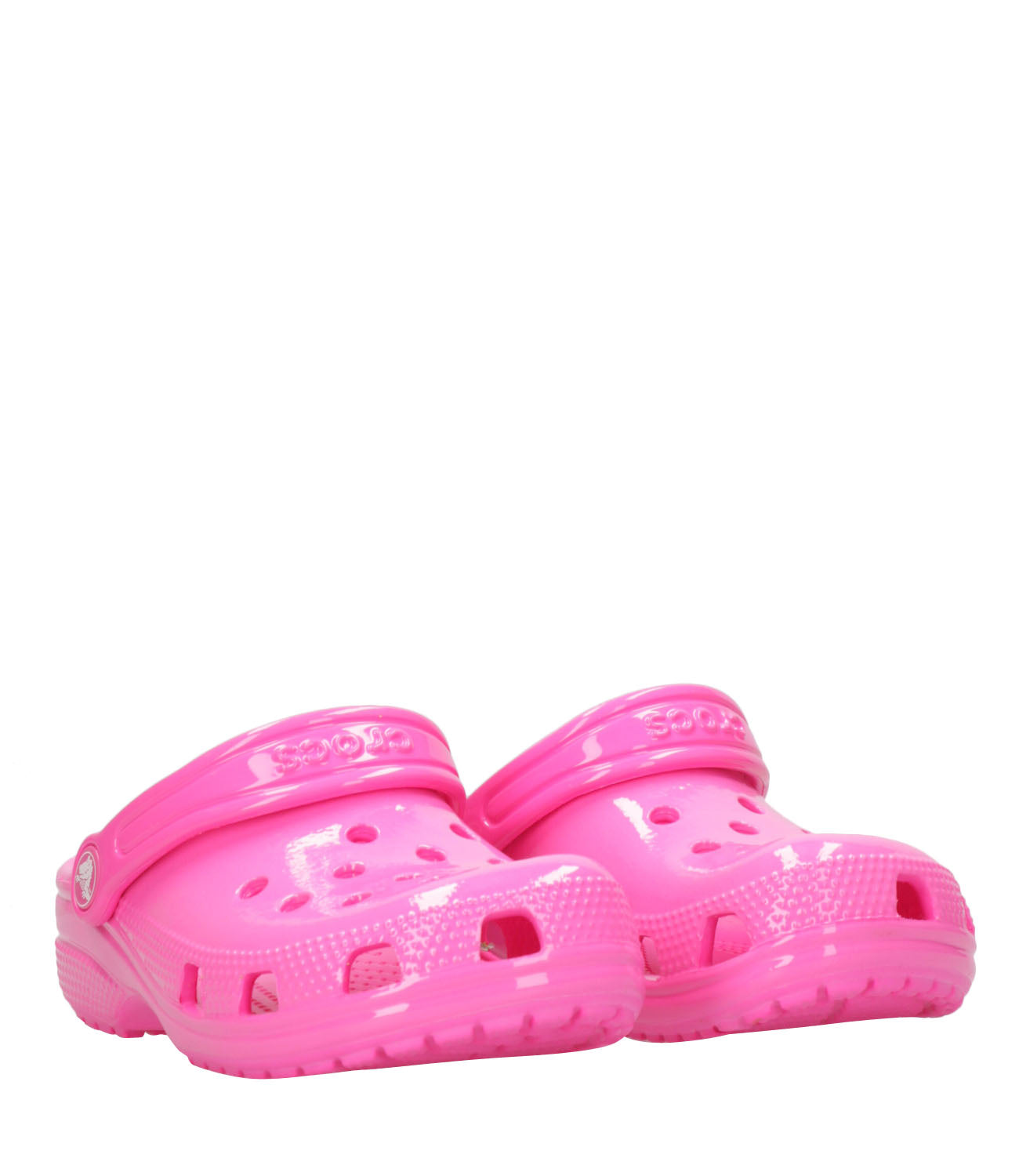 Crocs Kids | Classic Neon Highlighter Fuxia Sabot