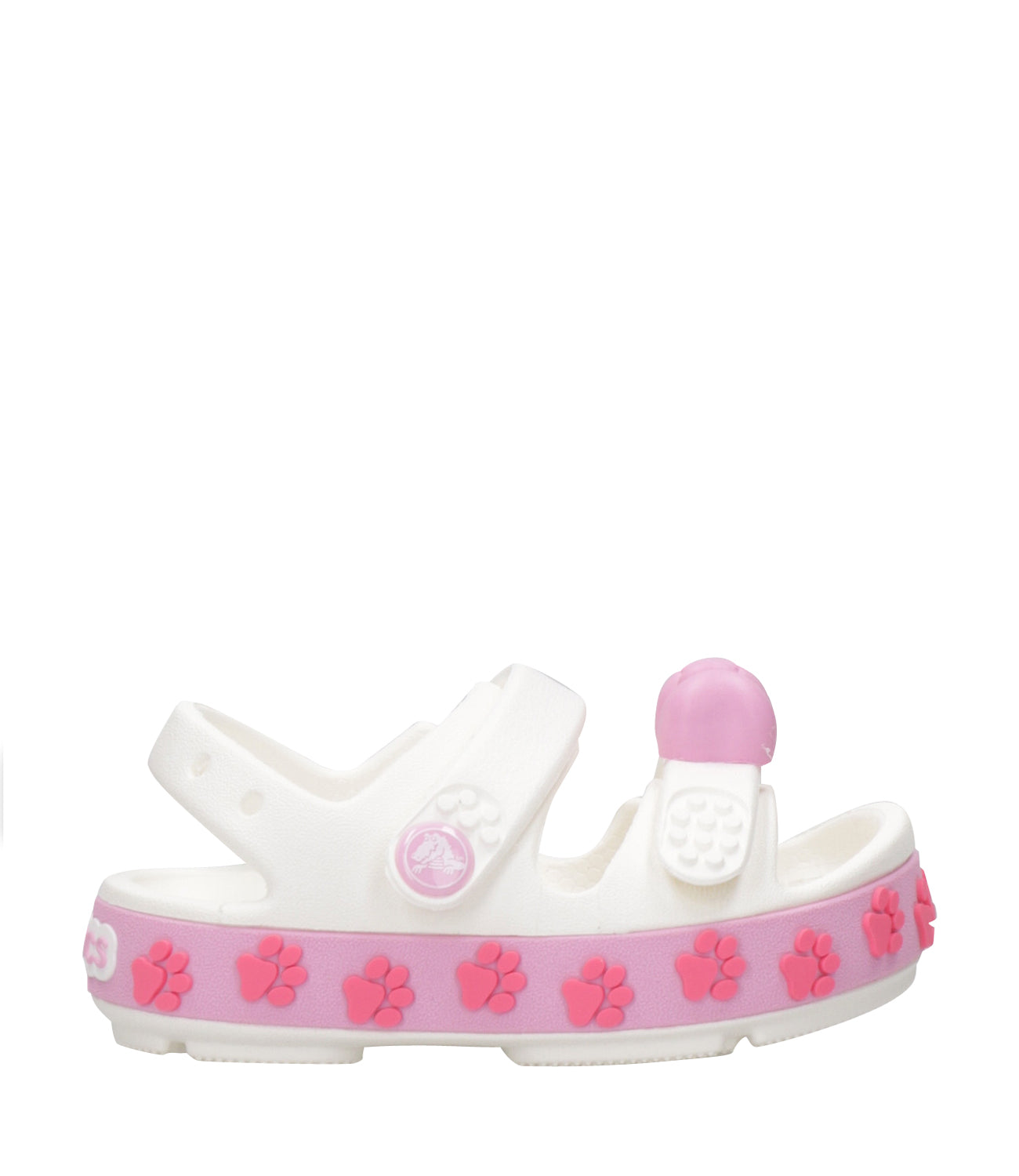 Crocs Kids | Crocband Cruiser Sandal White and Pink