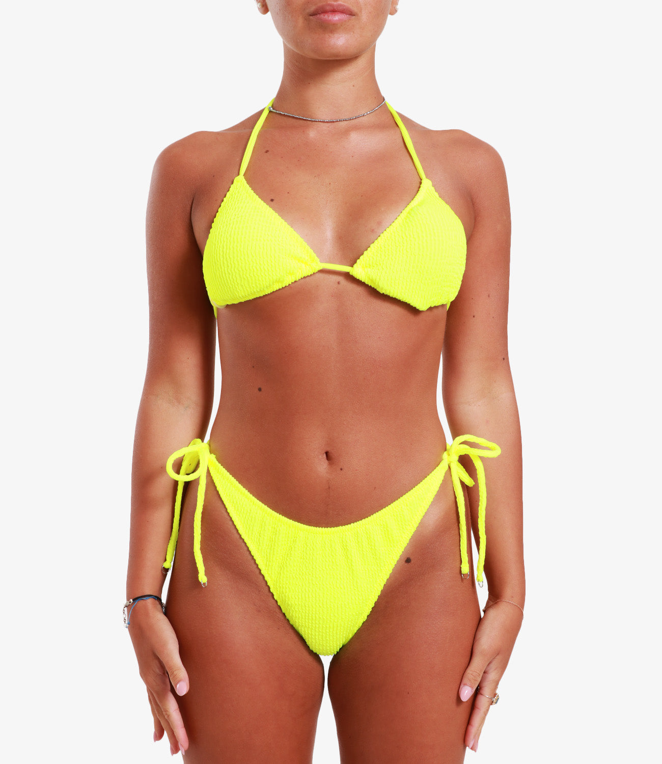 F**K Project | Yellow Fluo Adjustable American Briefs Costume