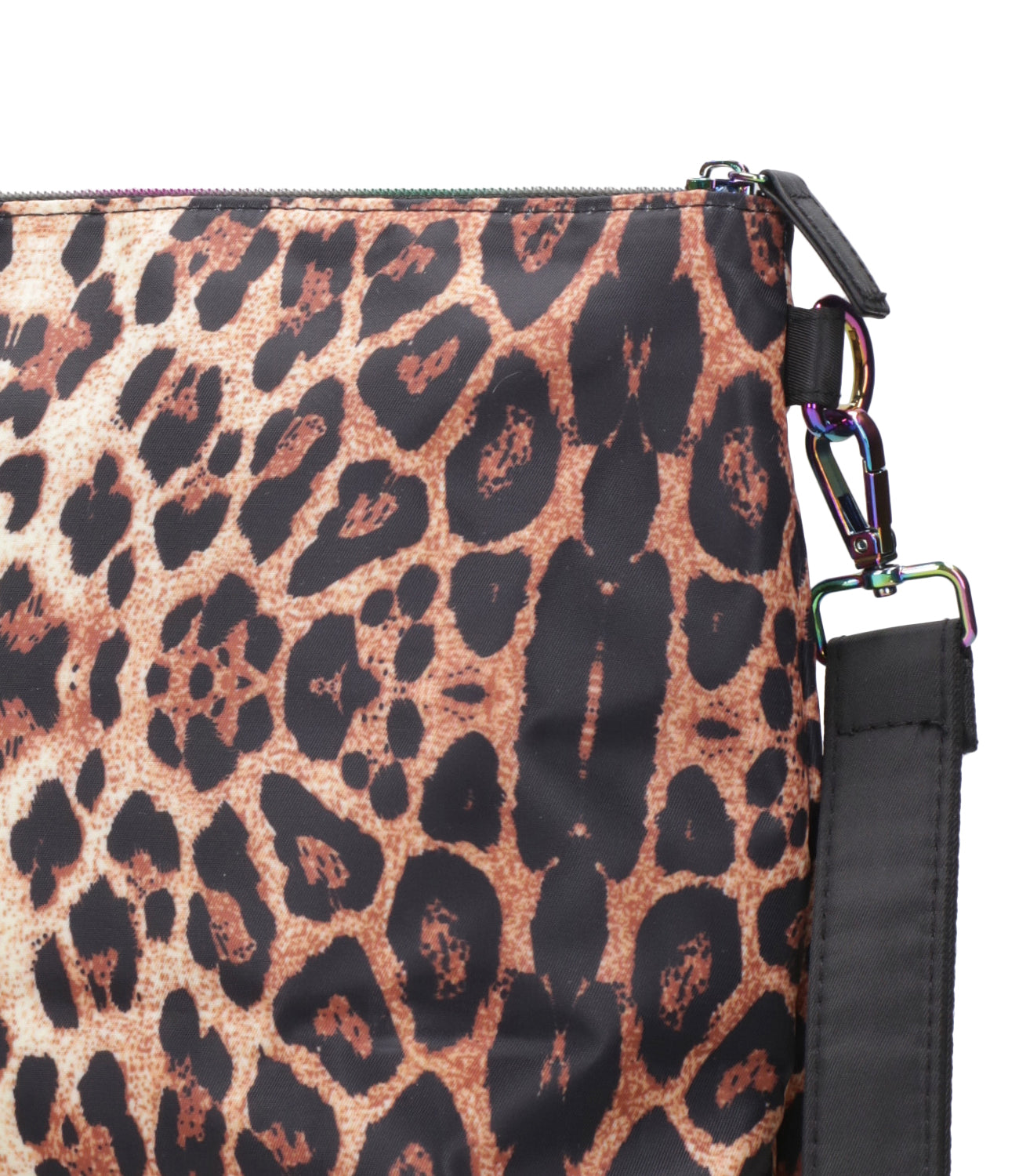 F**K Project | Reversible Leopard and Black Beachbag Clutch Bag