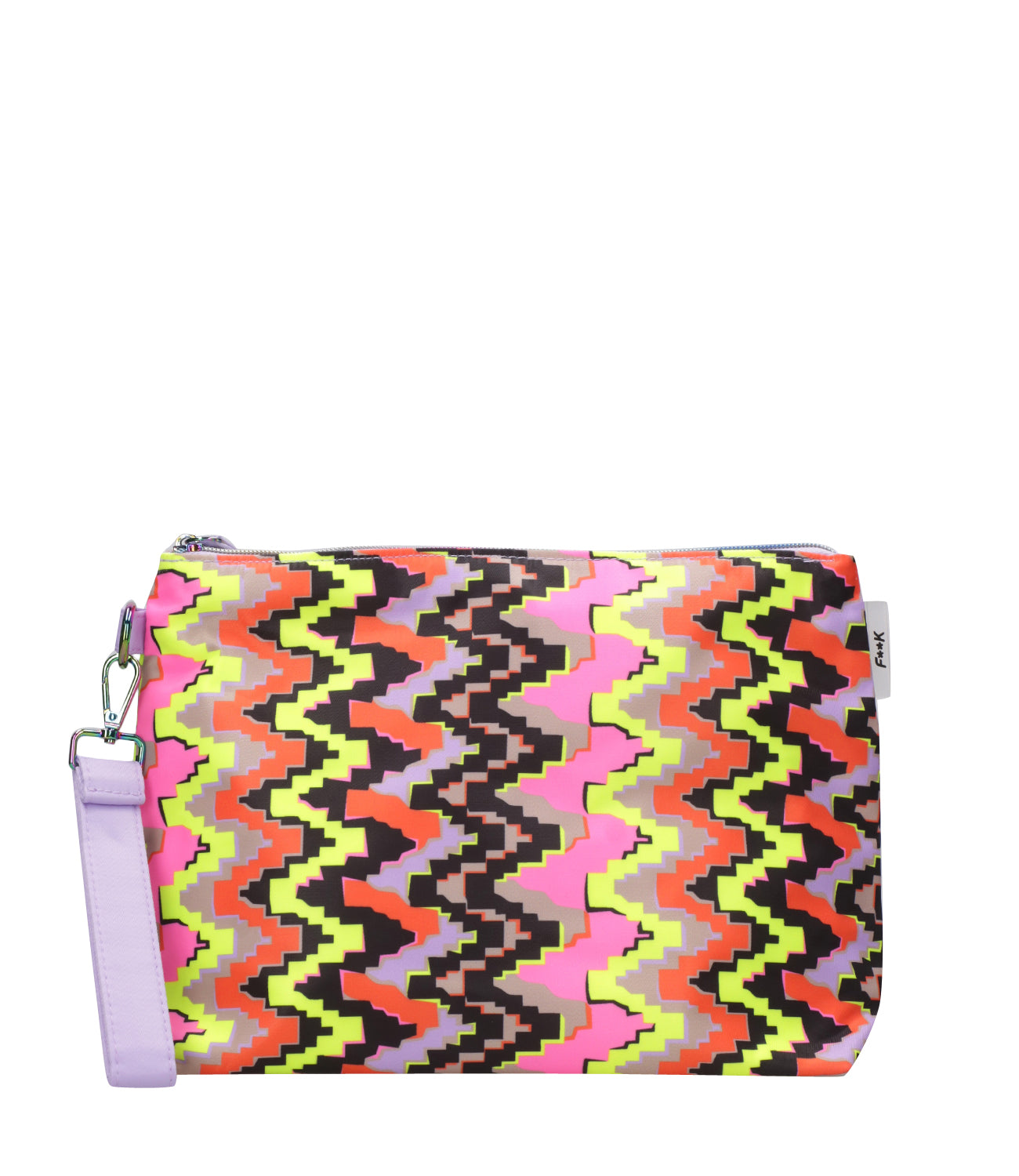F**K Project | Reversible Multicolor and Lilac Beachbag Clutch Bag