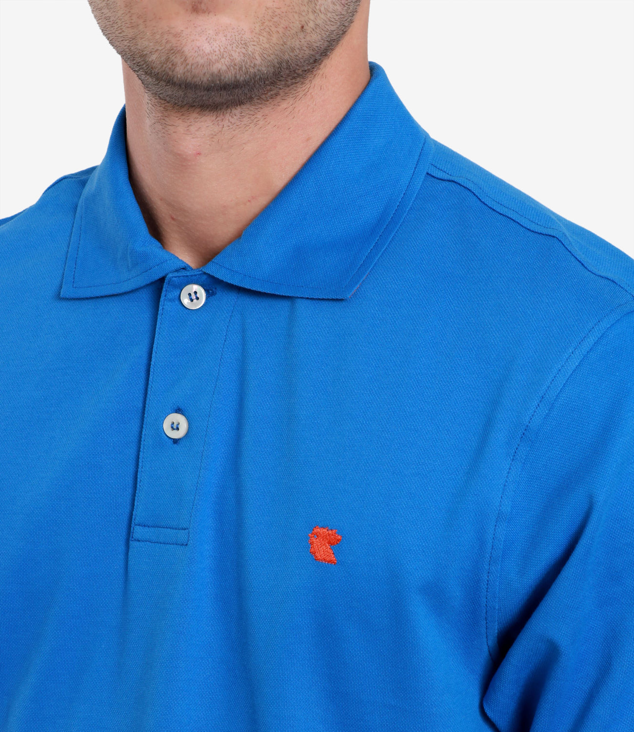 Rooster | Blue and Orange Polo