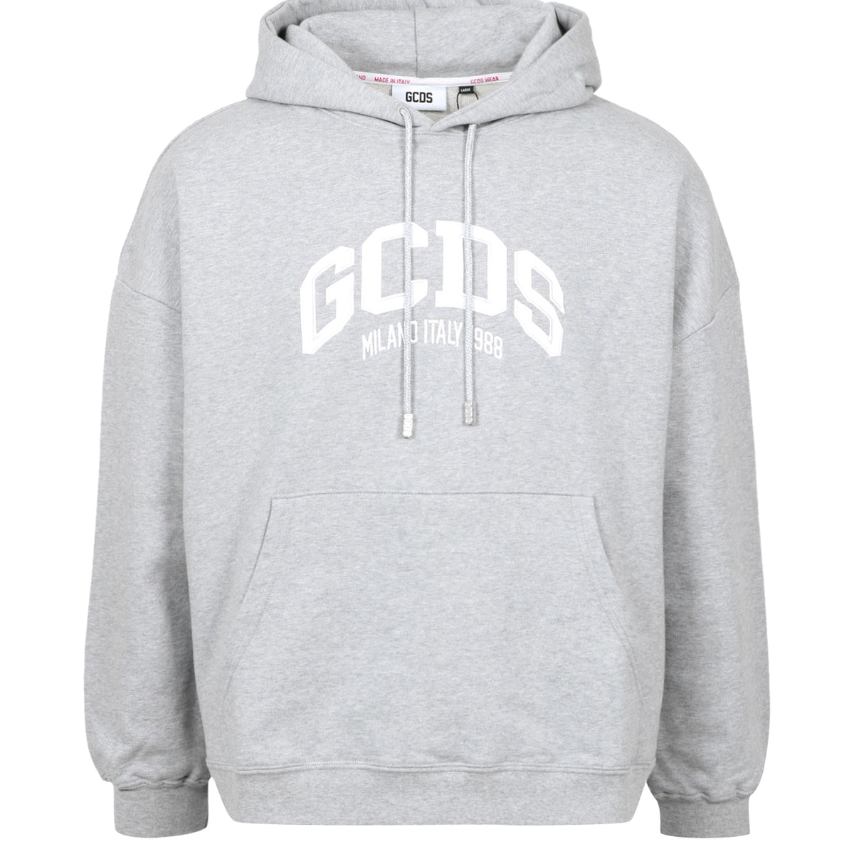 Abbigliamento Felpa Gcds GCDS GCDS Felpa Logo Loose Grigia A1OM1901JB4