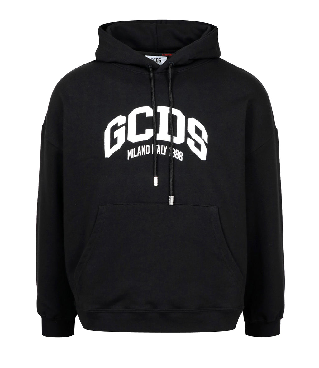 GCDS GCDS Felpa Logo Loose Nera A1OM1901JB4