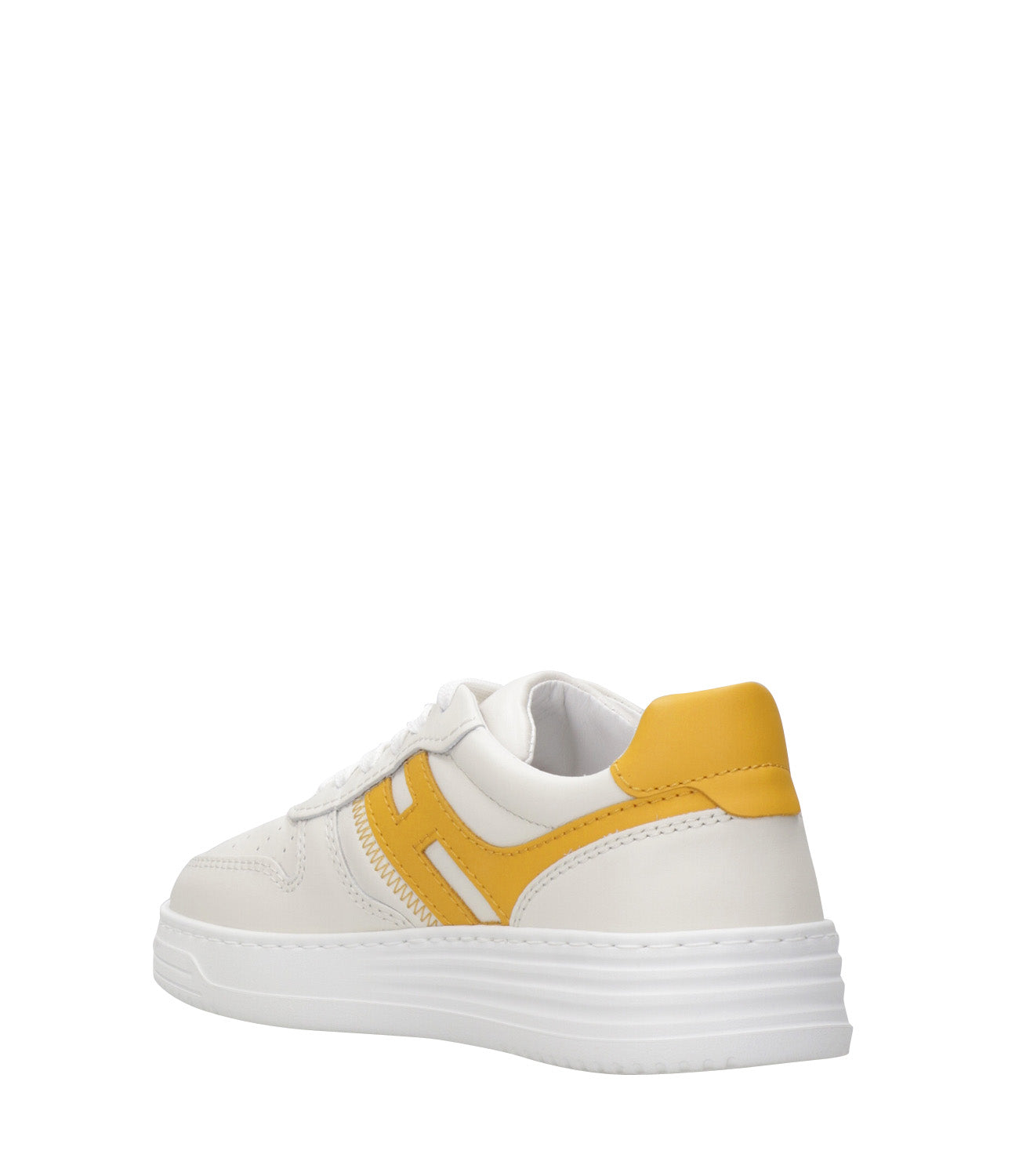 Hogan | Sneakers H630 Allacciato Bianco e Giallo