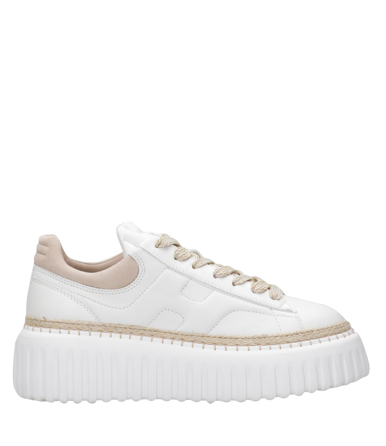 Hogan | Sneakers H-Stripes H659 White and Old Pink