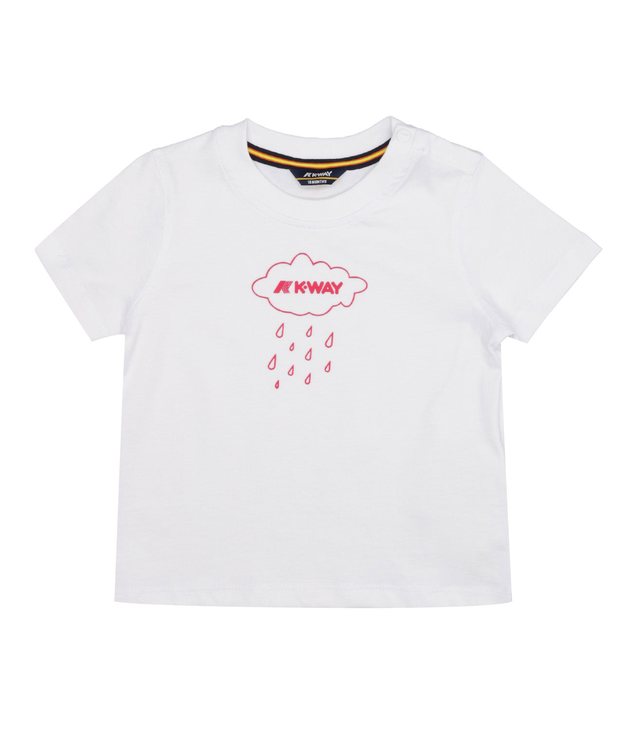 K-Way Kids | T-Shirt Pete K-Rain Bianco