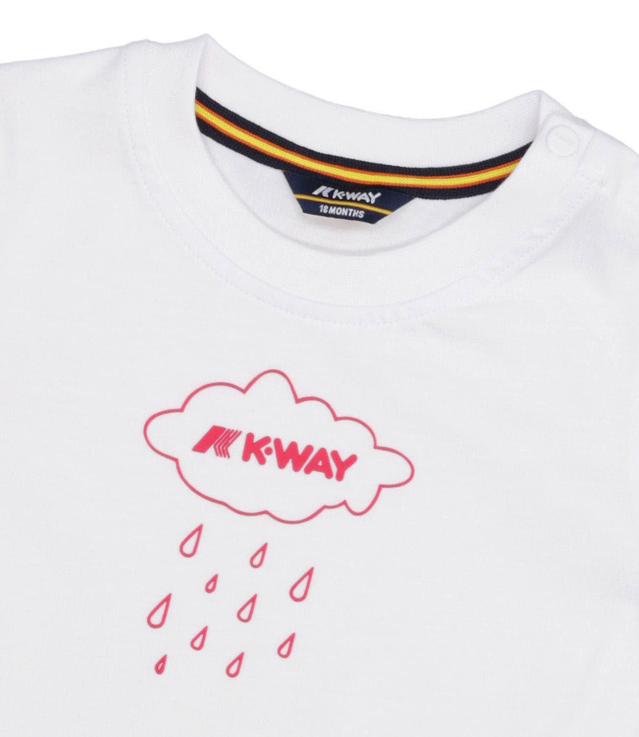 K-Way Kids | T-Shirt Pete K-Rain Bianco