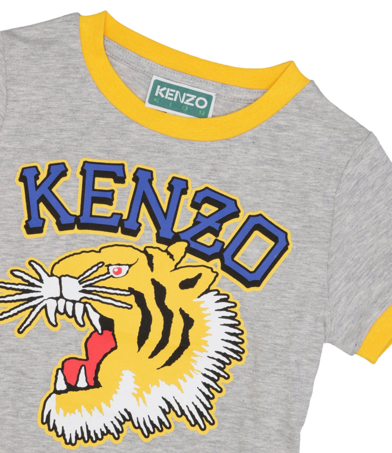 Kenzo Kids | T-Shirt Core Program D1 Grey and Yellow