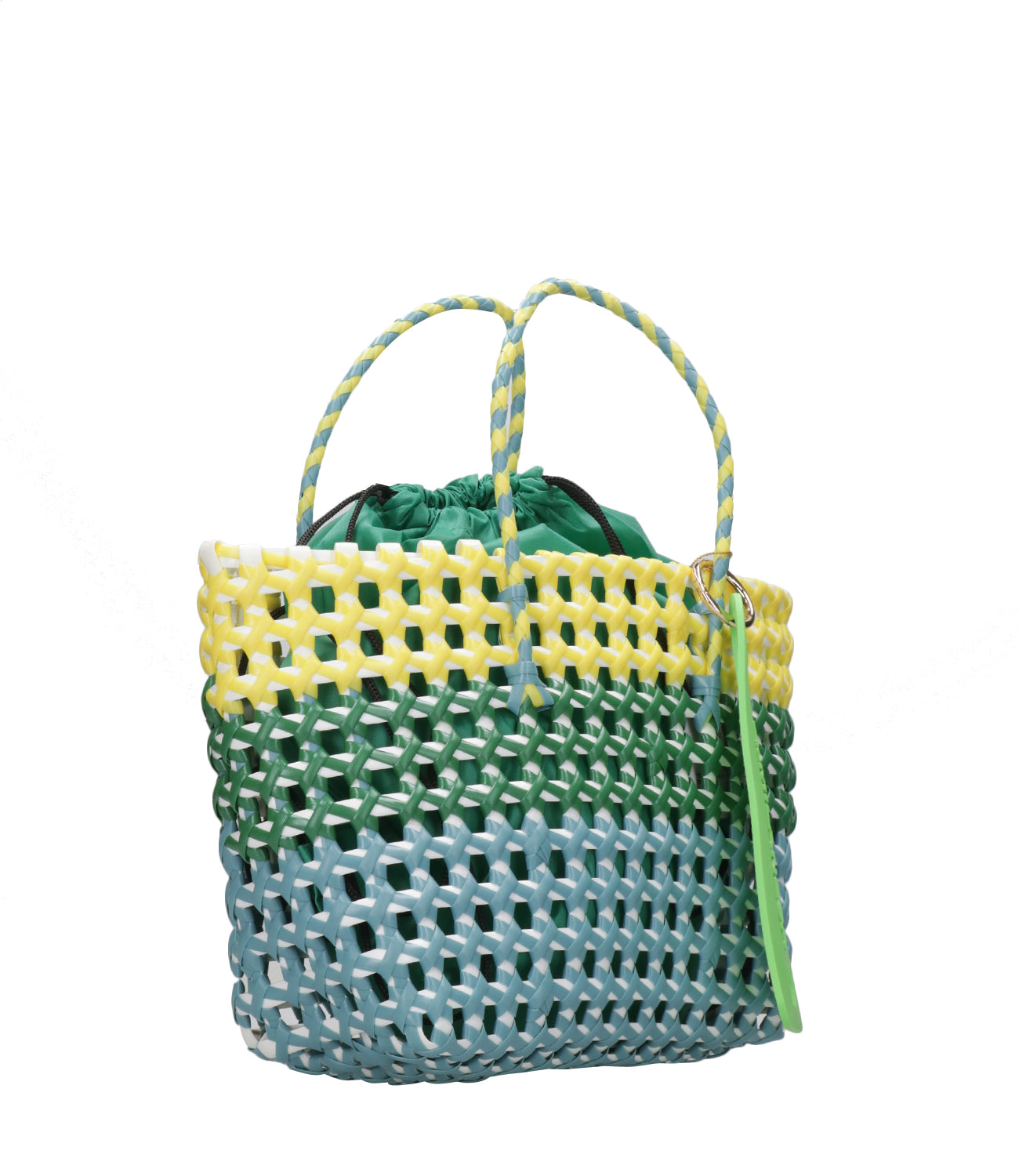 La Milanesa | Negroni Bag Small Light Blue Green and Yellow