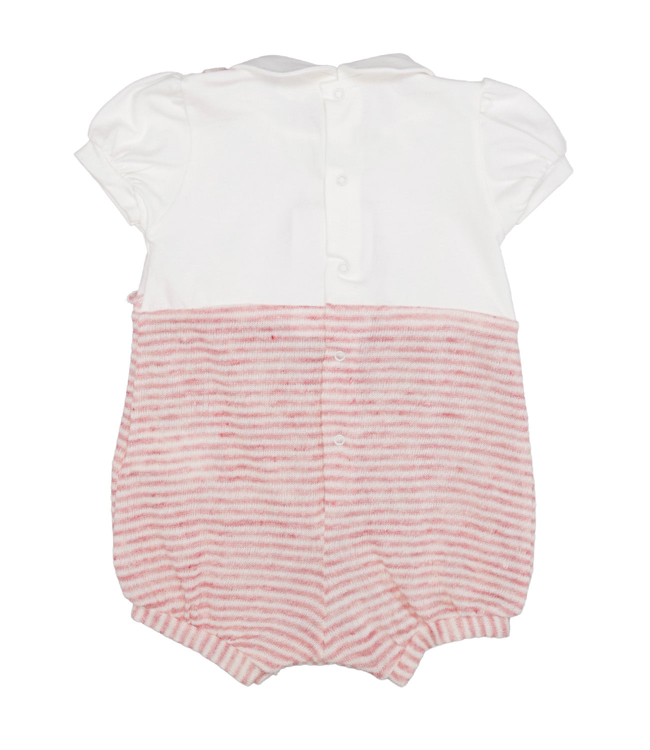 Lalalù | Pink and White Romper.