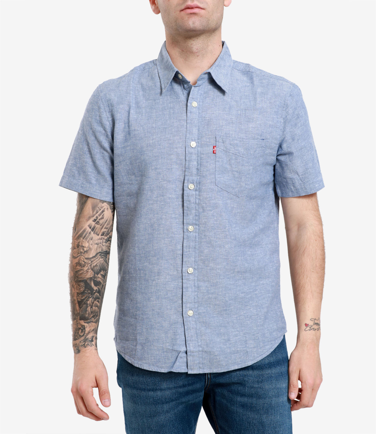 Levis | S/S Sunset Blue Denim Shirt