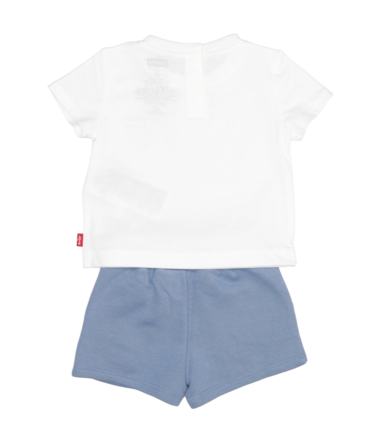 Levis Kids | Set T-Shirt and Bermuda Shorts White and Denim