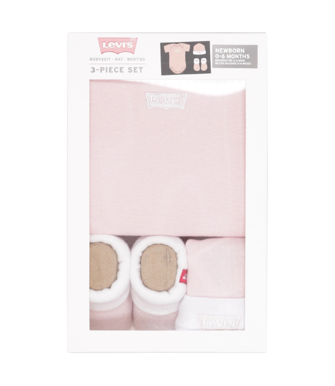 Levis Kids | Birth Set White and Pink
