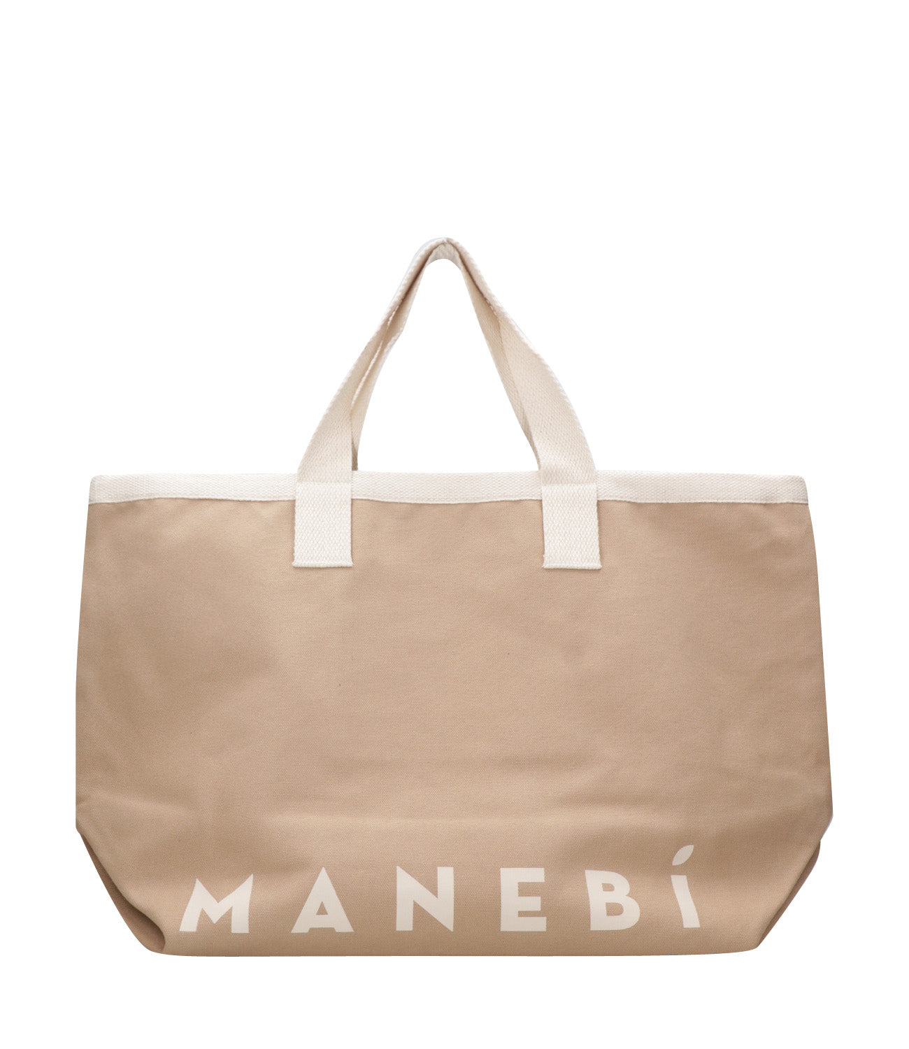 Manebi | California Tote Bag Desert and Ecru