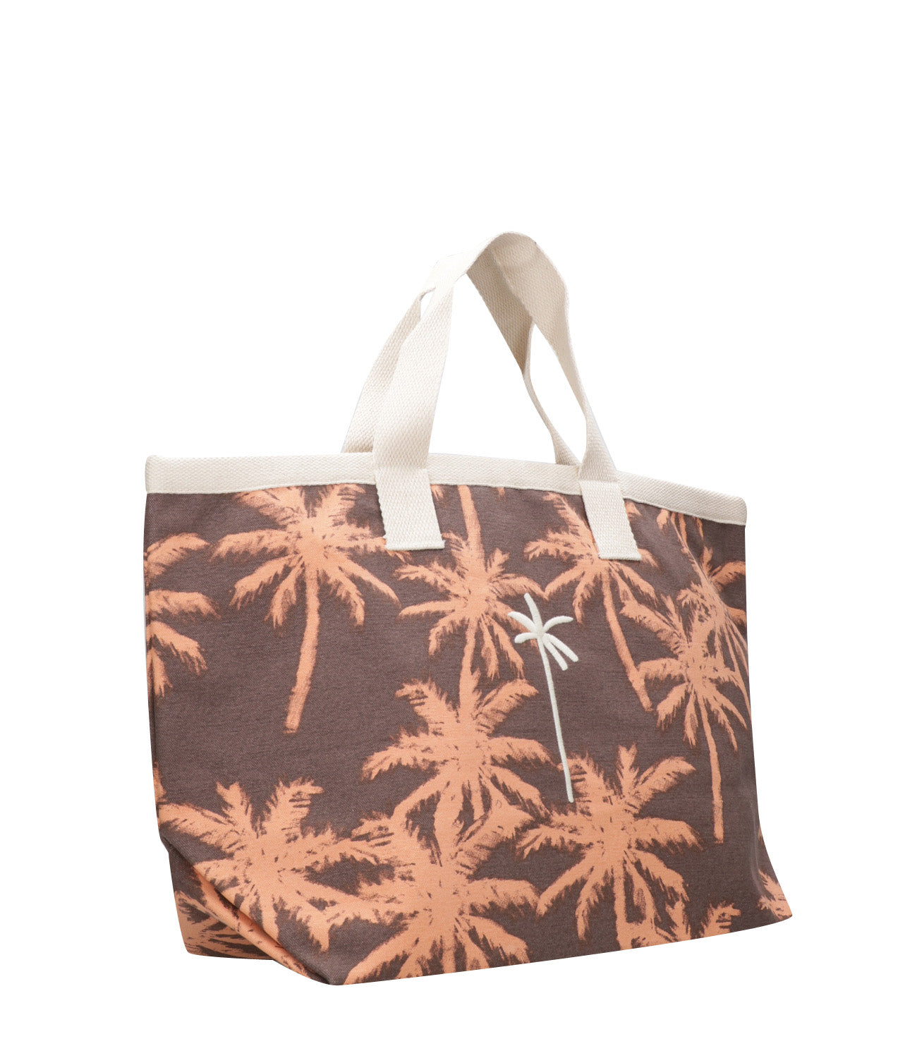 Manebi | California Tote Bag Cocoa and Orange
