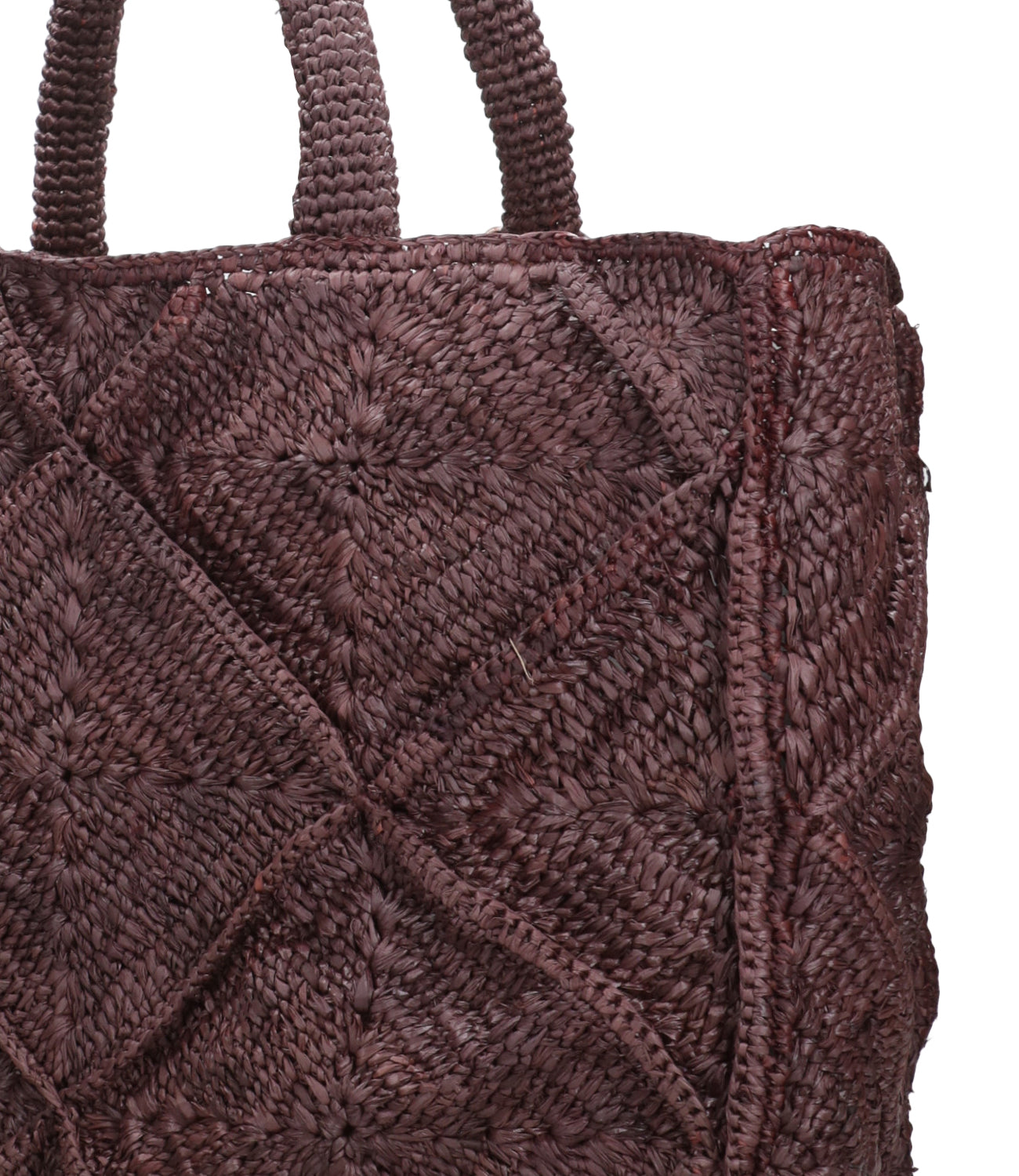Manebi | Borsa Sunset Bag Crochet Cioccolato