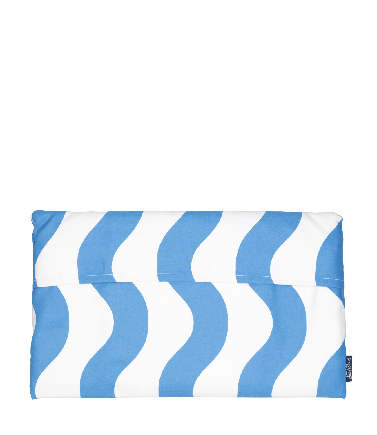 MC2 Saint Barth | Aidan Towel Light Blue and White