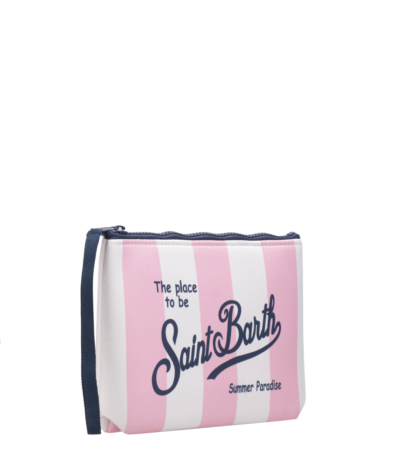 MC2 Saint Barth | Aline White and Pink Clutch Bag