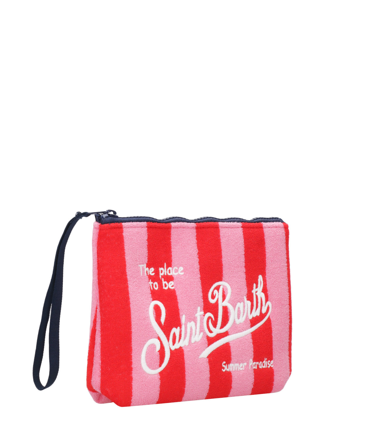 MC2 Saint Barth | Aline Pink and Red Clutch Bag