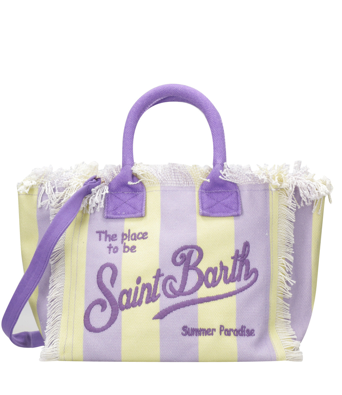 MC2 Saint Barth | Colette Bag Lilac and Yellow