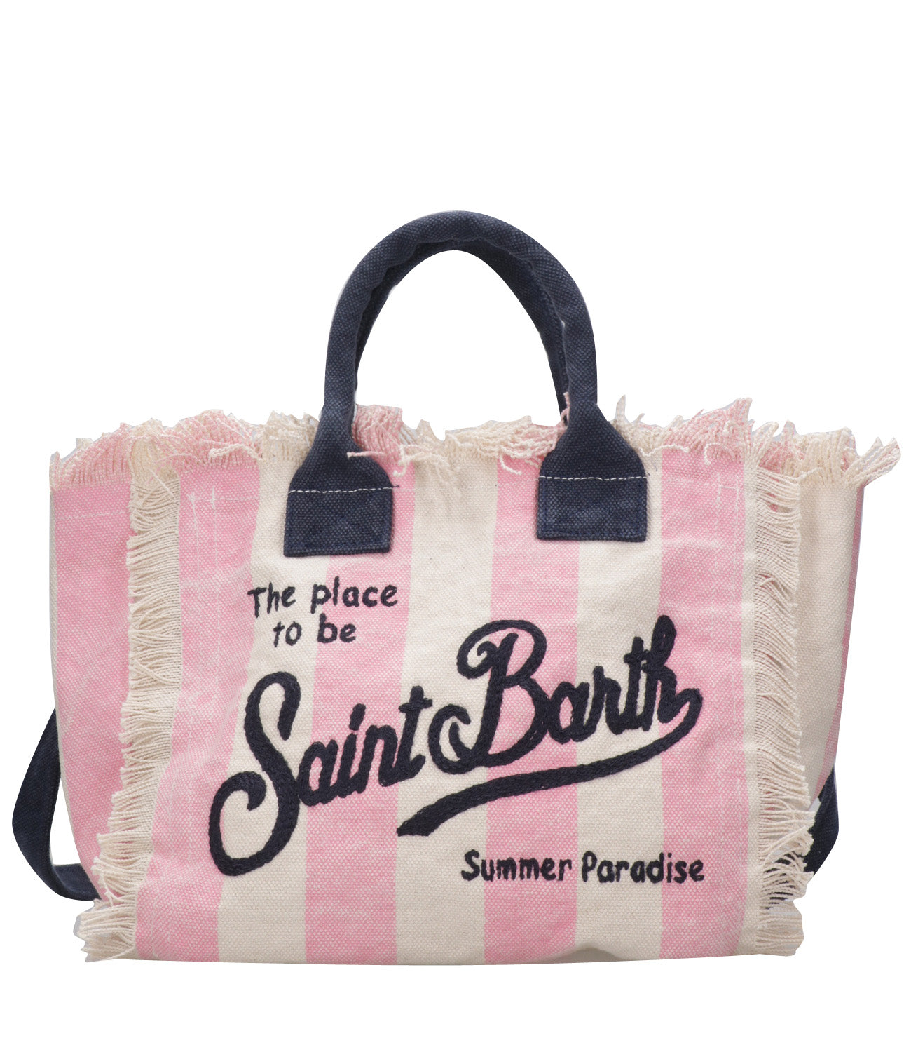 MC2 Saint Barth | Colette Pink and White Bag