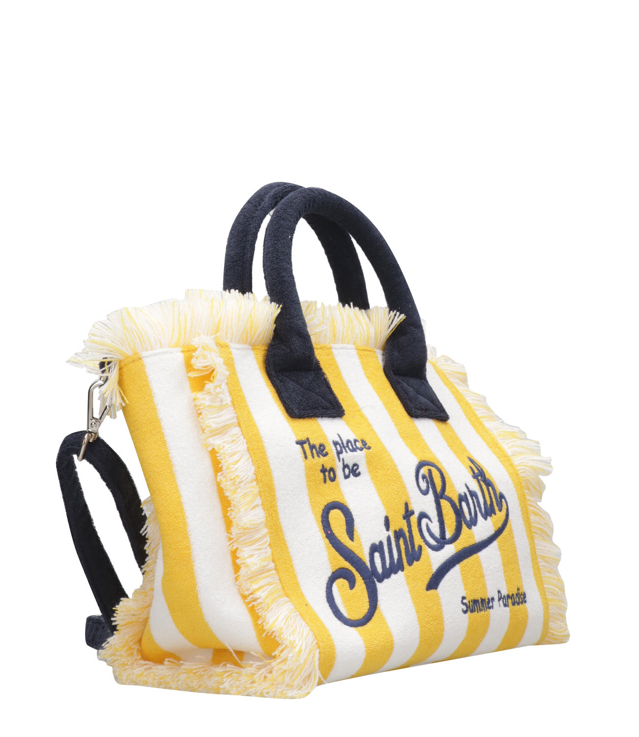 MC2 Saint Barth | Colette Sponge Bag White and Yellow