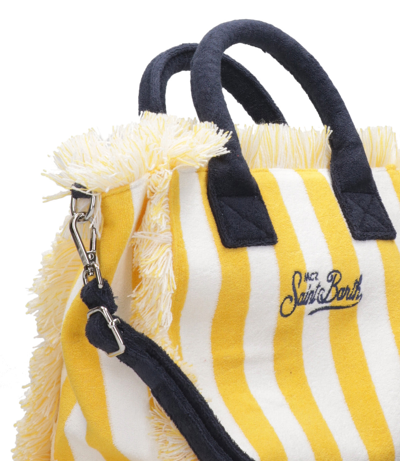 MC2 Saint Barth | Colette Sponge Bag White and Yellow
