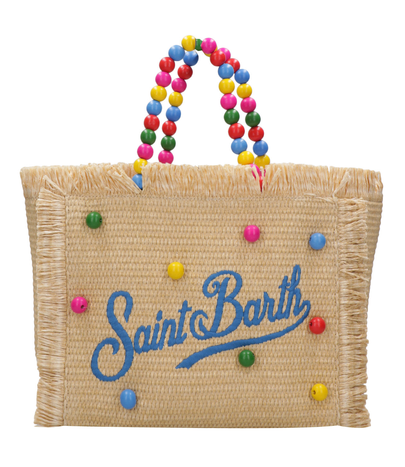 MC2 Saint Barth | Straw Bag Handle Ecru