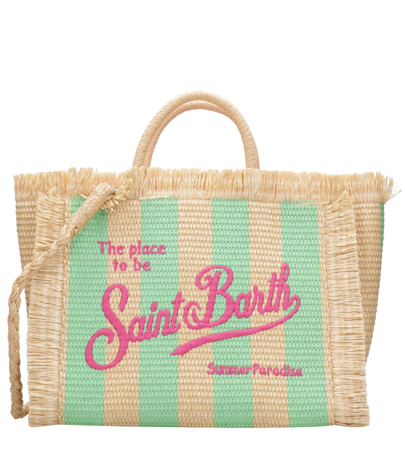 MC2 Saint Barth | Borsa Straw Bag Handle Ecru