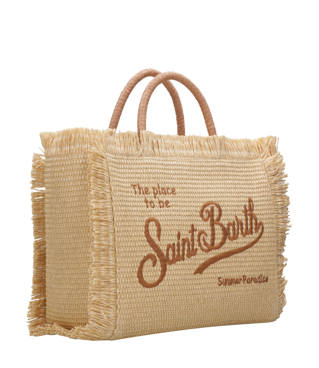 MC2 Saint Barth | Borsa Straw Bag Handle Marrone