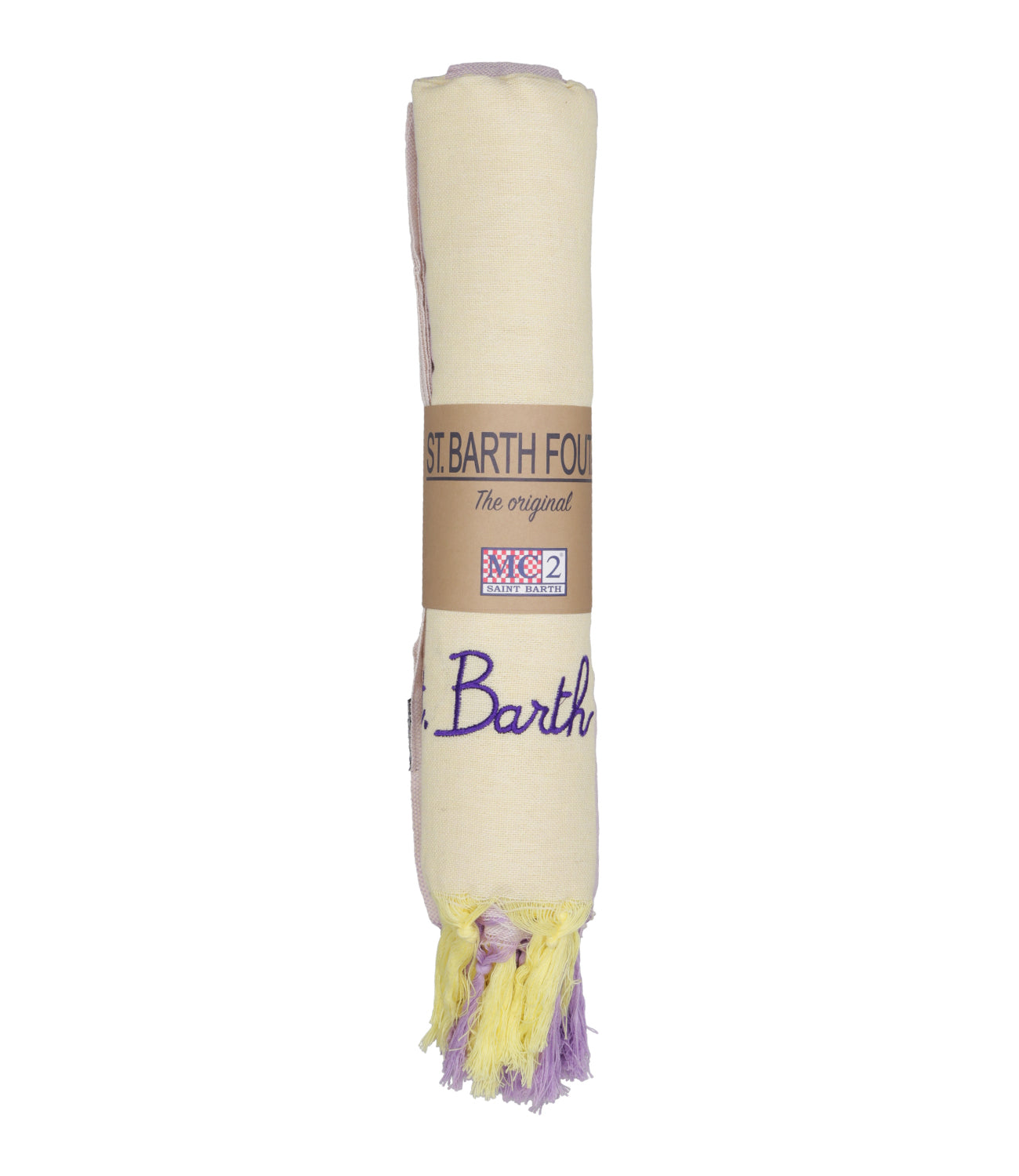 MC2 Saint Barth | Lilac and Yellow Towel
