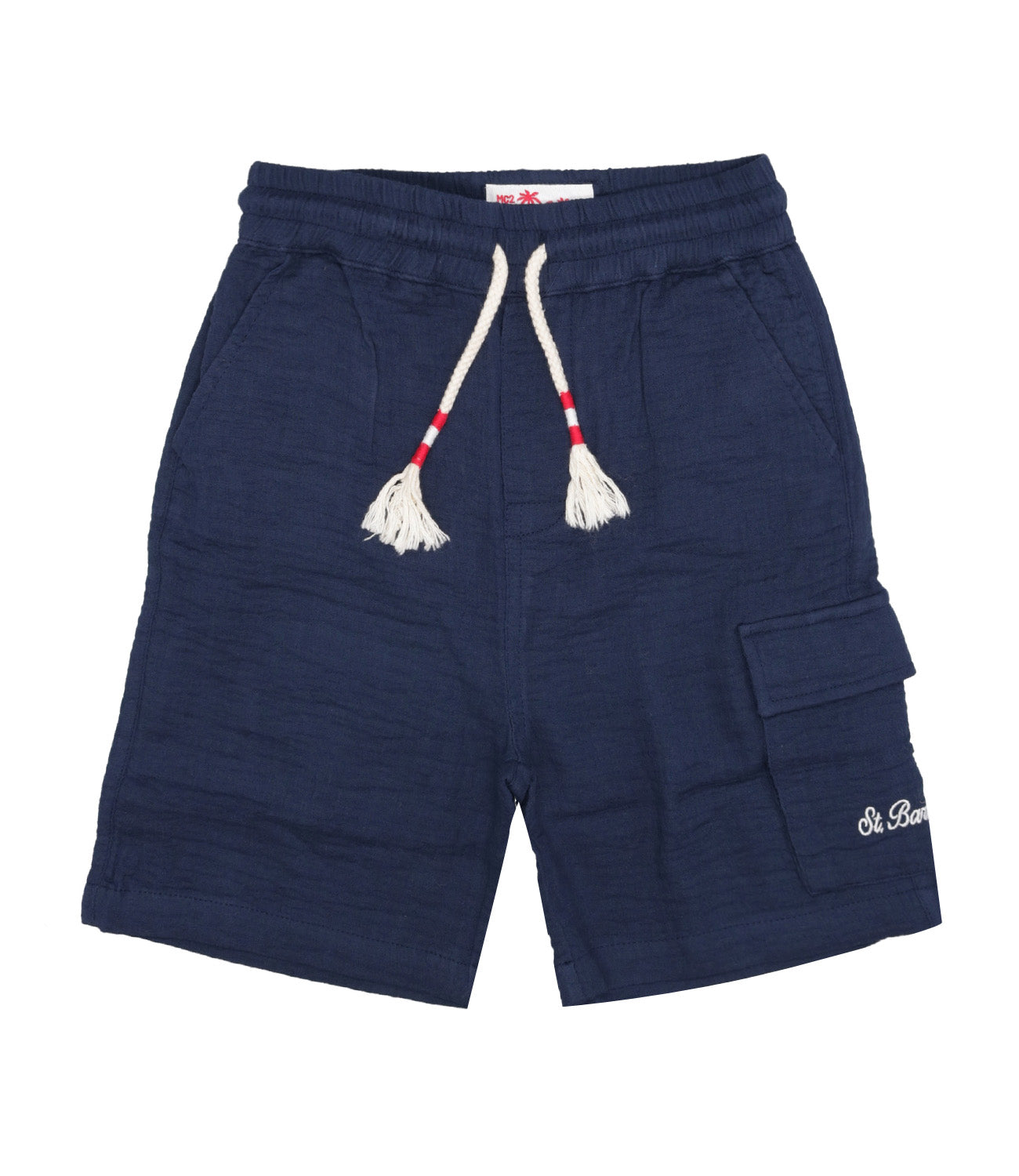 MC2 Saint Barth Kids | Navy Blue Bermuda Shorts