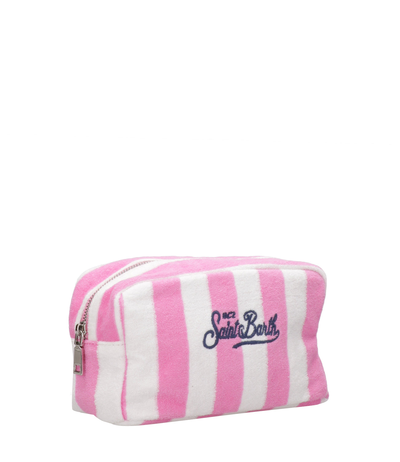 MC2 Saint Barth | Beauty Case Soft Pouch Pink and White