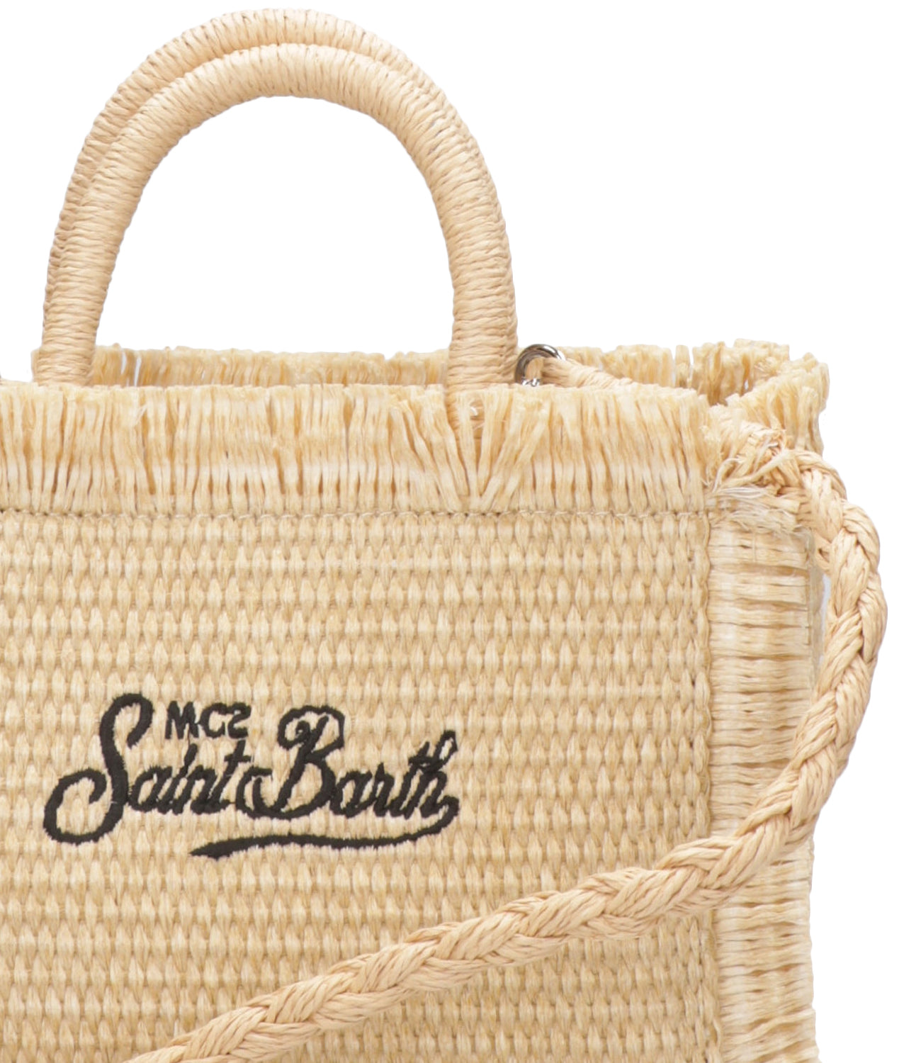 MC2 Saint Barth | Vanity Mini Straw Ecru Bag