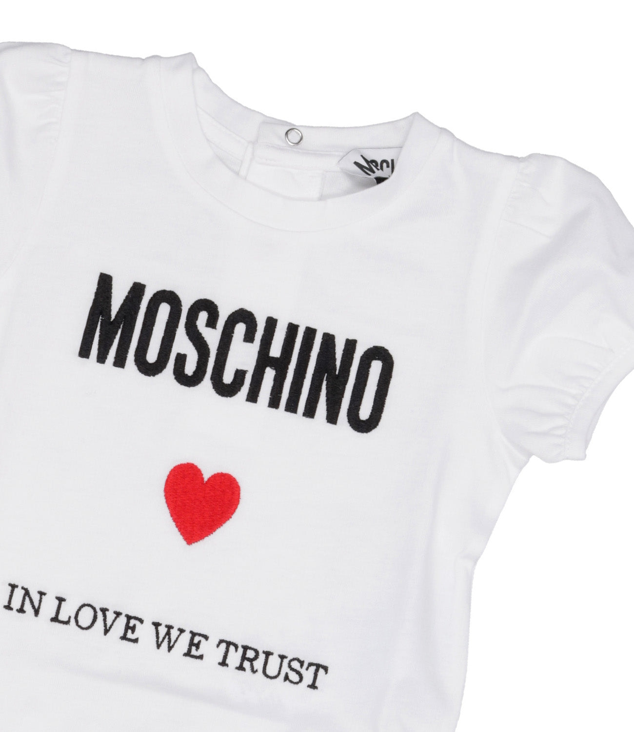 Moschino Baby | Set T-Shirt e Shorts Bianco Ottico