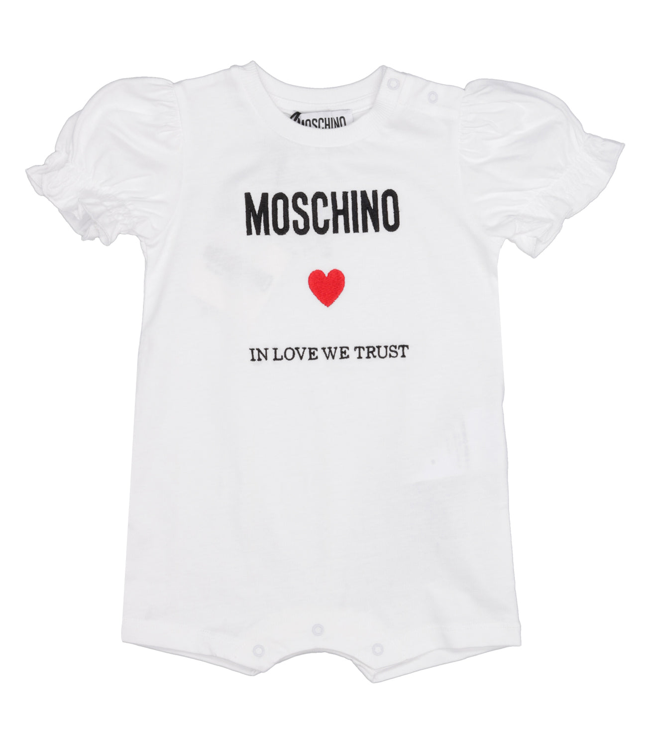 Moschino Baby | White Sleepsuit